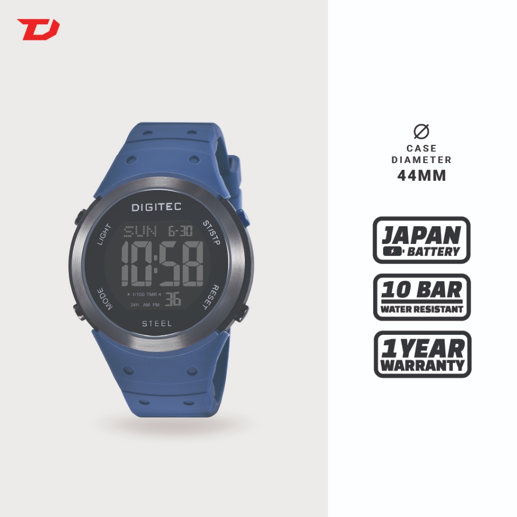 Jam Tangan Unisex DIGITEC DGS-5185T Anti air