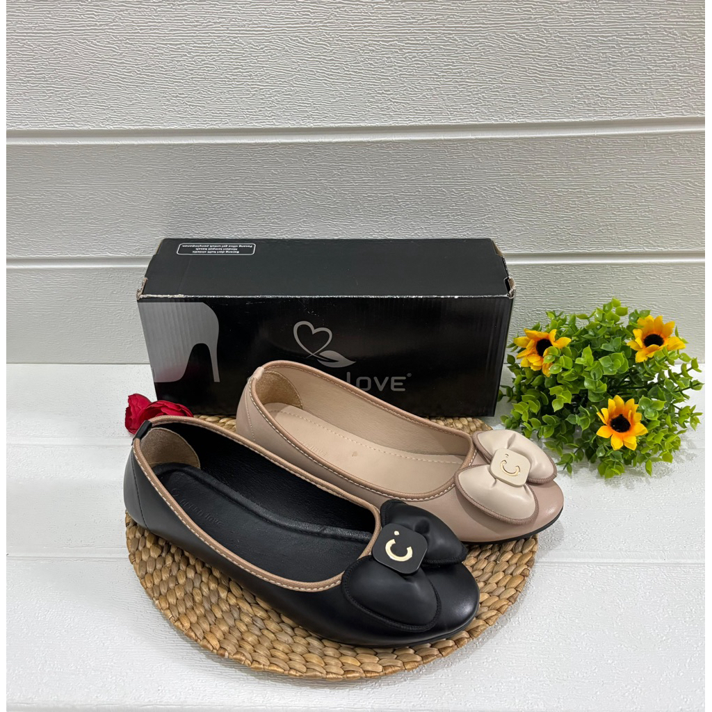 FLATSHOES GREEN LOVE