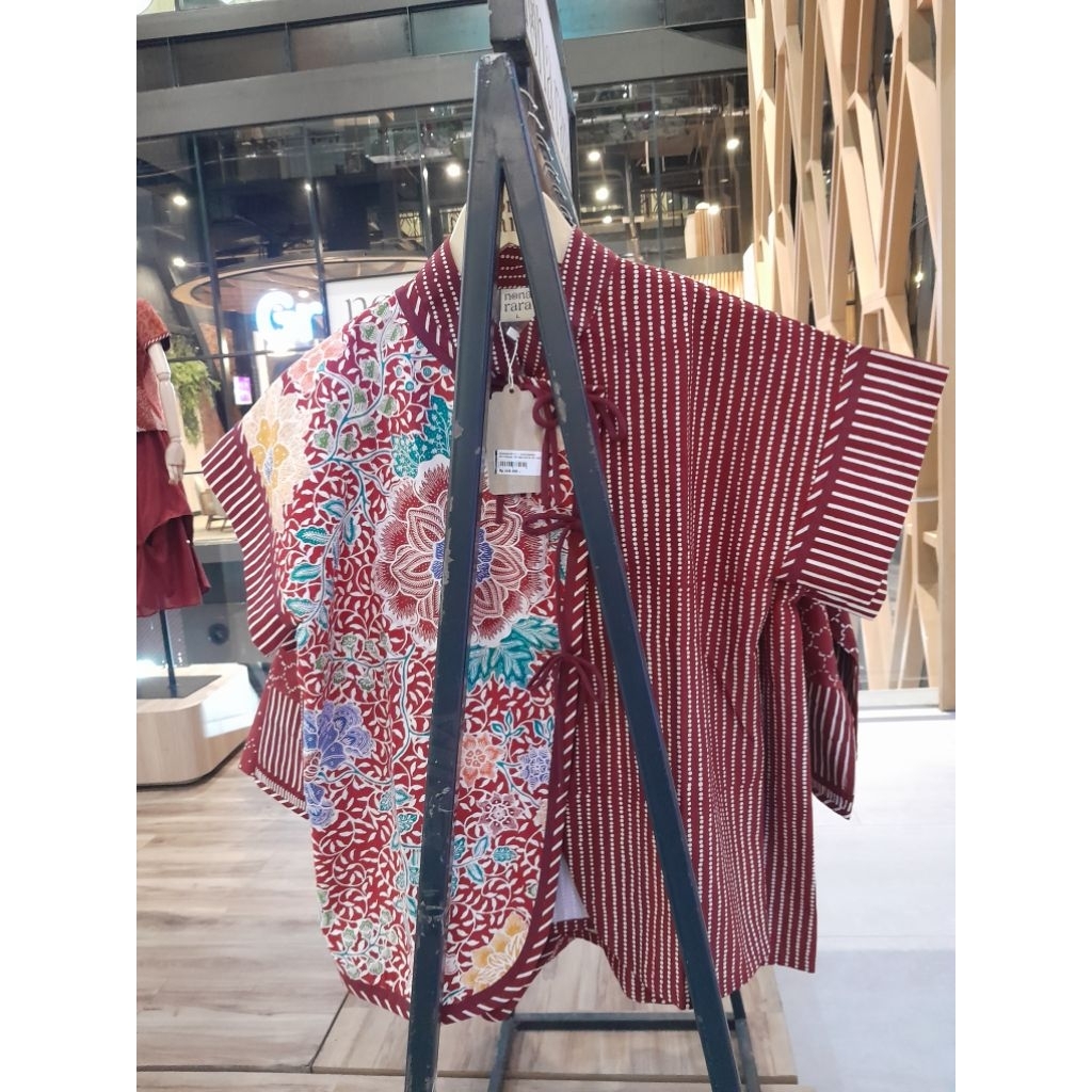 Blus batik kombinasi