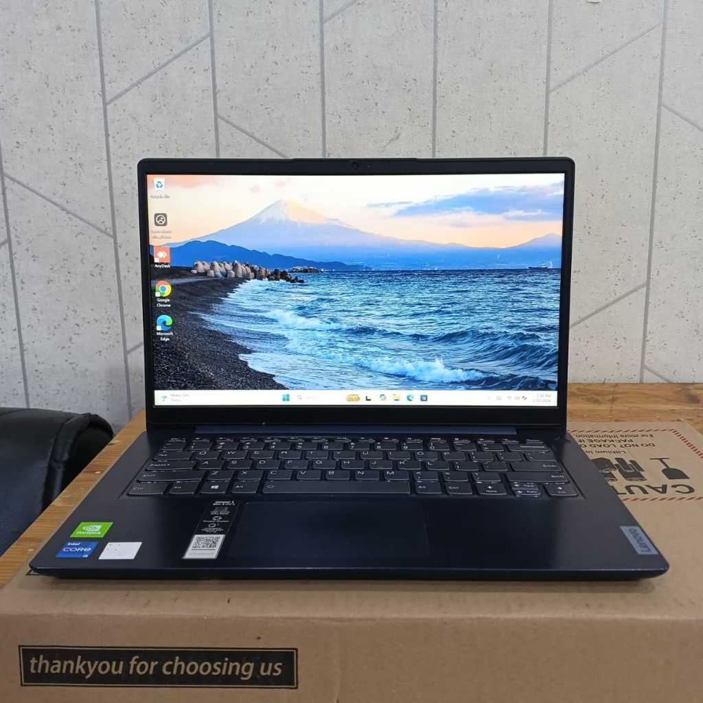 Lenovo Ideapad Slim 3 14ITL6, Core i5-1135G7, Ram 8/256GB, #MX350 2GB, #Backlight, #IPS, Lengkap, Na