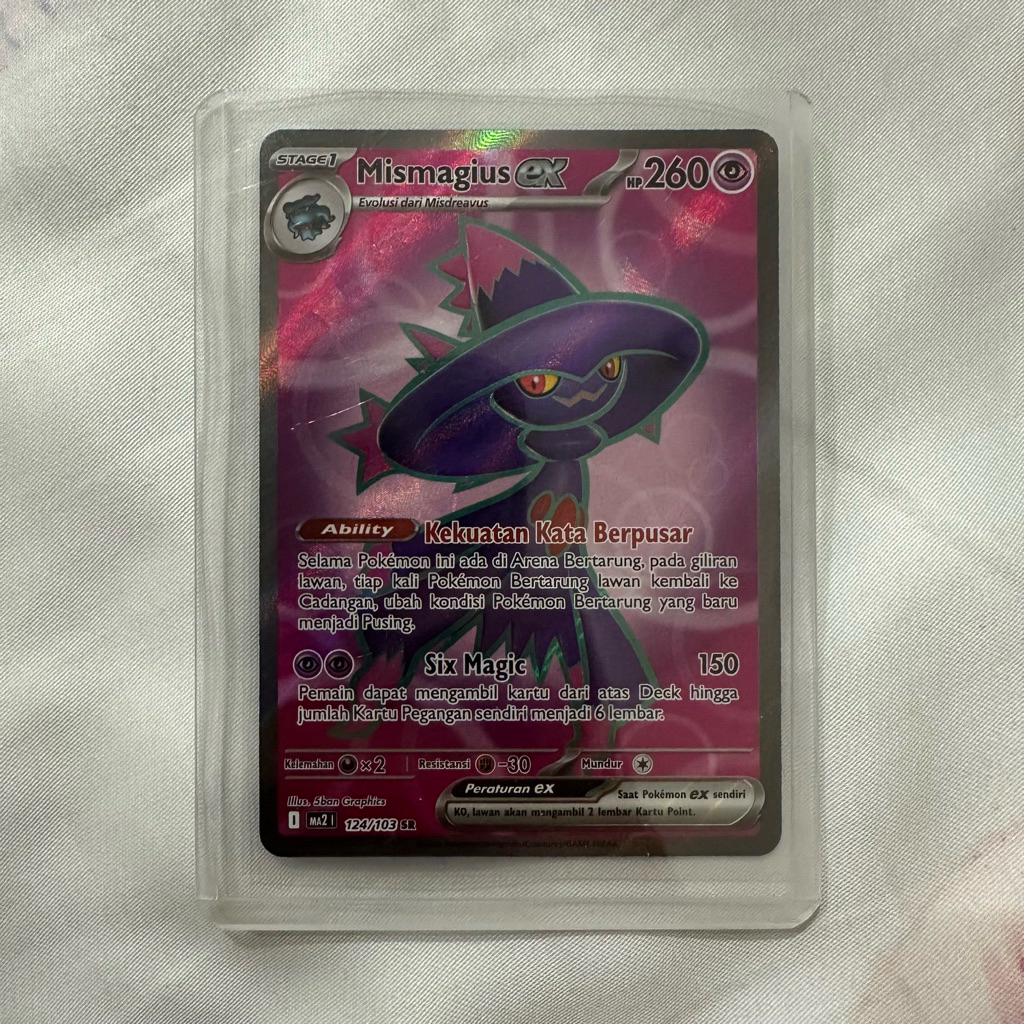 Kartu Pokemon TCG - Mismagius EX SR MA2