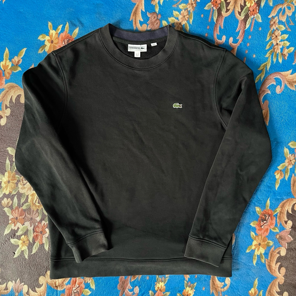 crewneck sweatshirt lacoste small logo second original