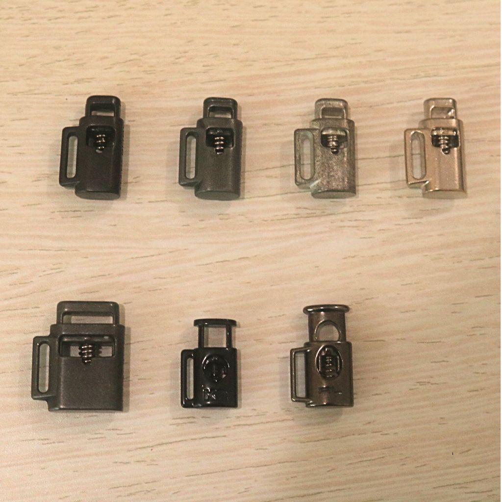 Lock Stoper Stopper Besi Pengunci Tali Sepatu Celana Jaket Tas