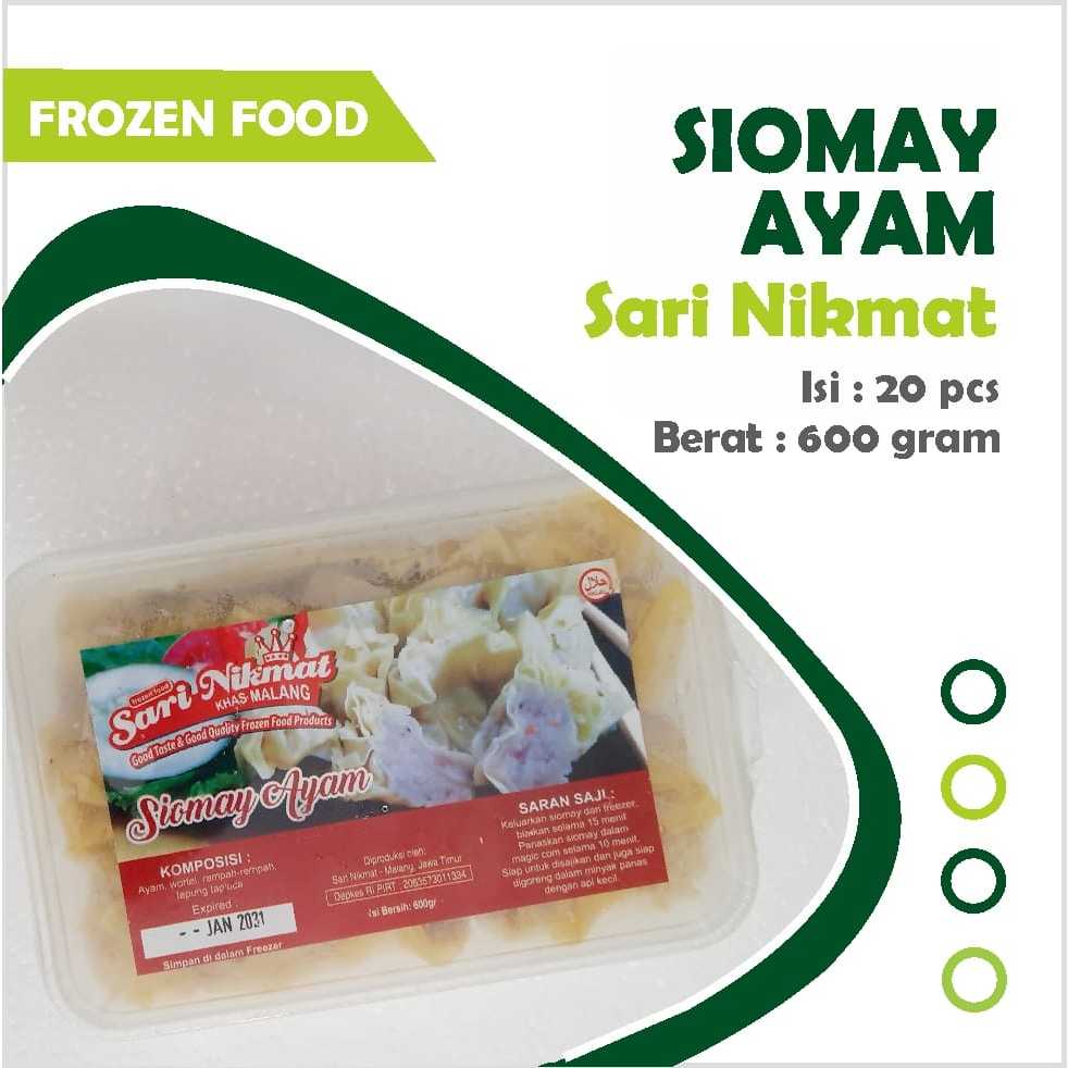 SARI NIKMAT SIOMAY AYAM frozen/praktis/makanan beku/frozen food