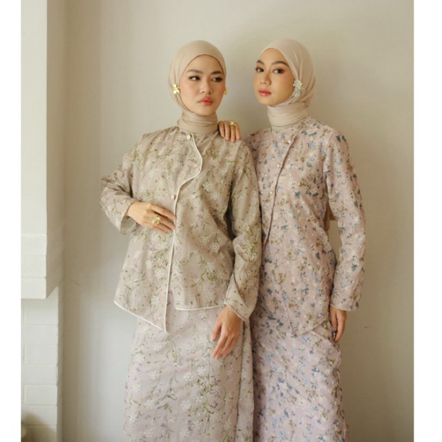 Famouscarf - Oneset Sekar Rose & Seruni Olive