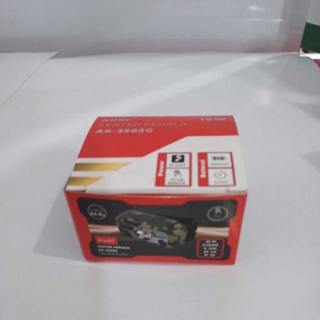 Senter kepala Sensor,Aoki Senter Kepala Sensor Gerak 10W Model Ak-3503G