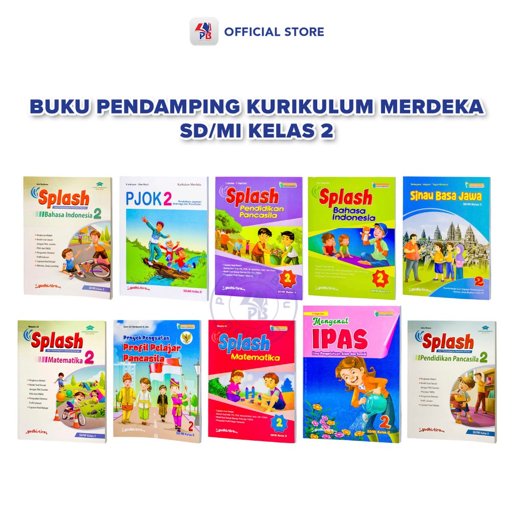 Buku Pendamping kurikulum merdeka SD Mi Kelas 2 / Sinau Basa Jawa  / SPLASH Bahasa Indonesia / Panca