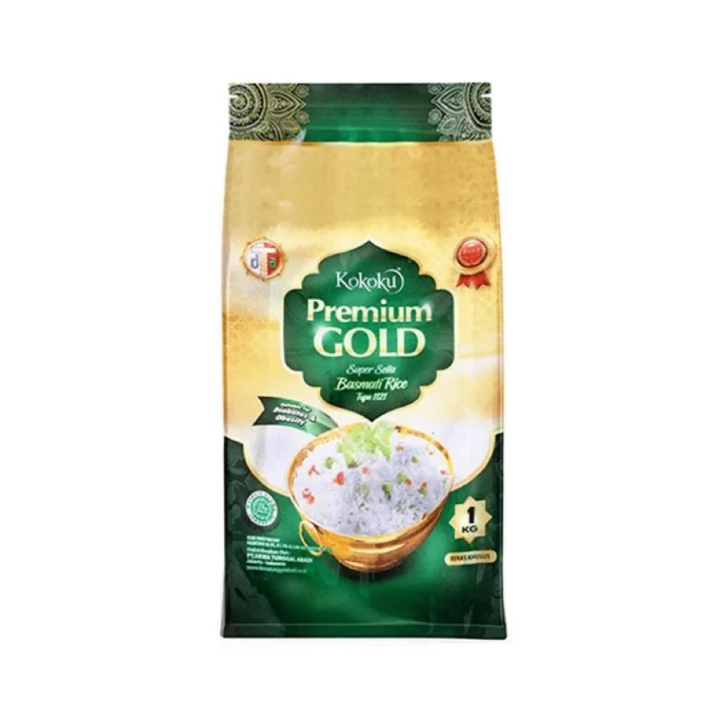 Kokoku Beras Basmati Premium Gold 1kg