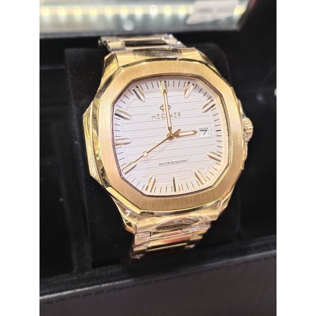 Hegner 1707 m gold jam tangan pria