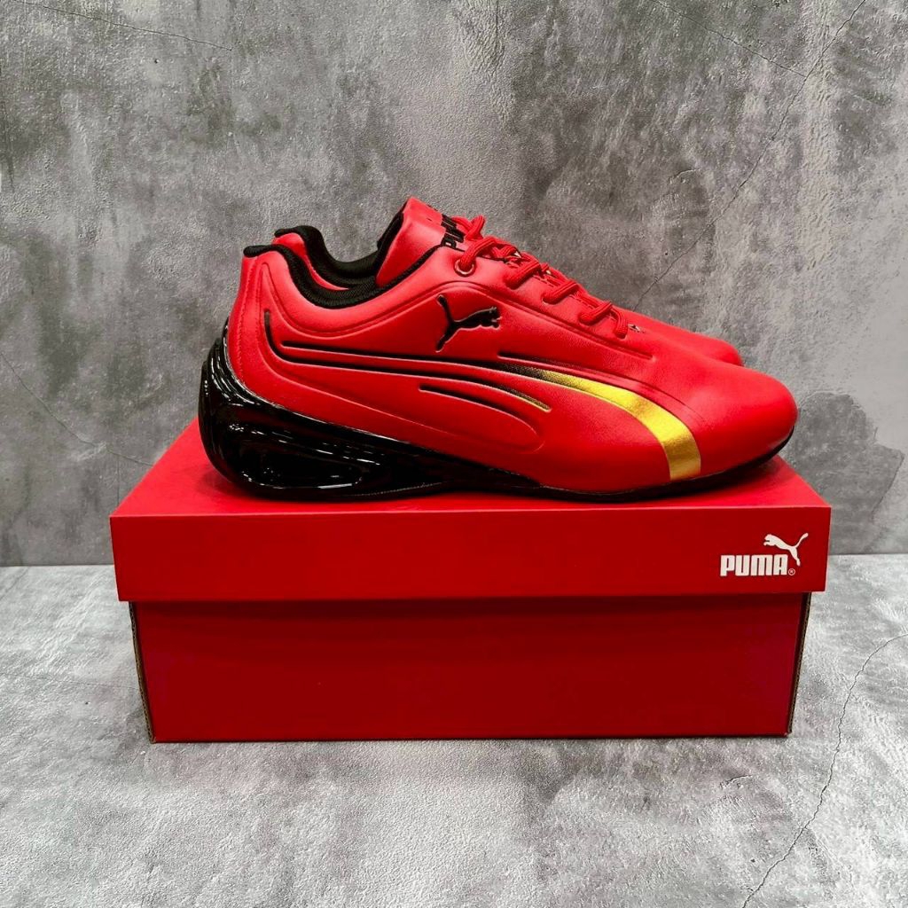 sepatu sneakers future Ferarri Red black