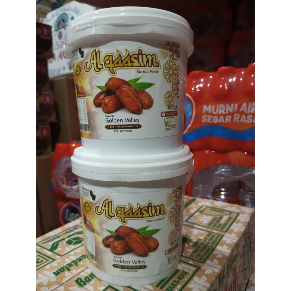 Kurma Alqaasim 500g 1 ember / kurma manis lembut enak / buah kurma
