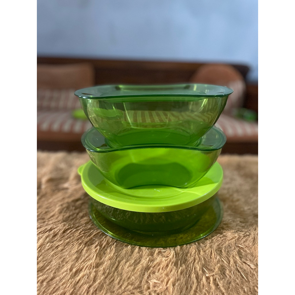 Tupperware Domino Set Green Lime