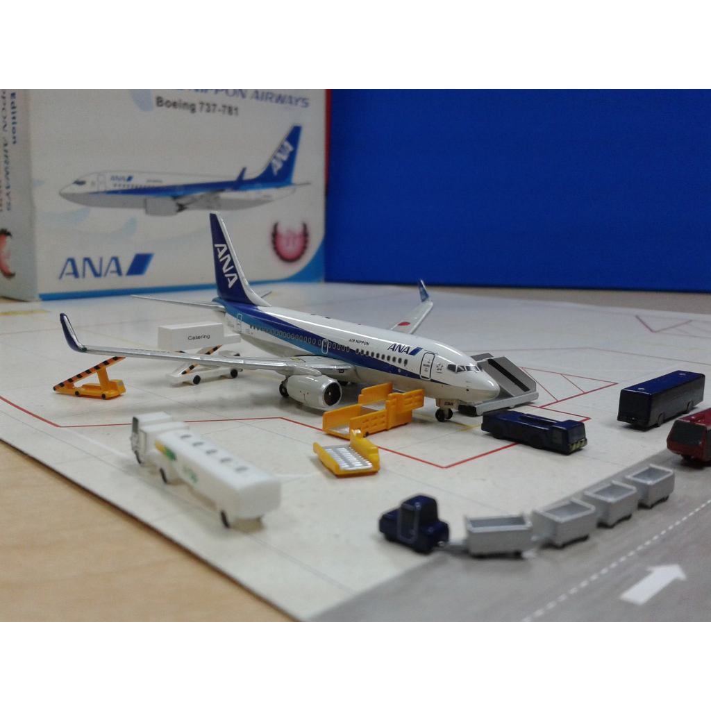 Diecast Pesawat - ANA Boeing 737-781 rego JA03AN Phoenix Old skala 1:400