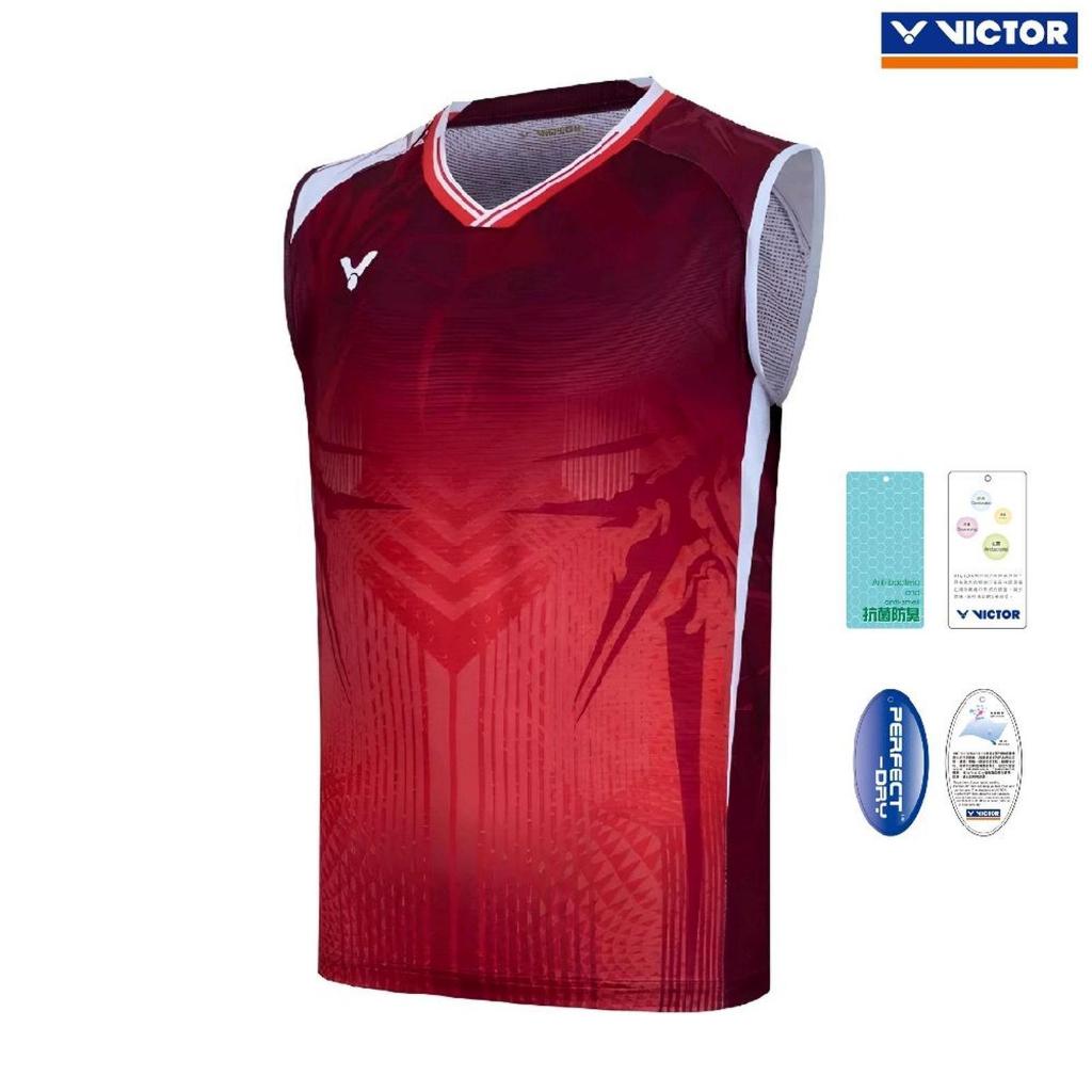 Kaos Singlet Original VICTOR Badminton Premium Jersey Baju Olahraga Limited Edition - DR01