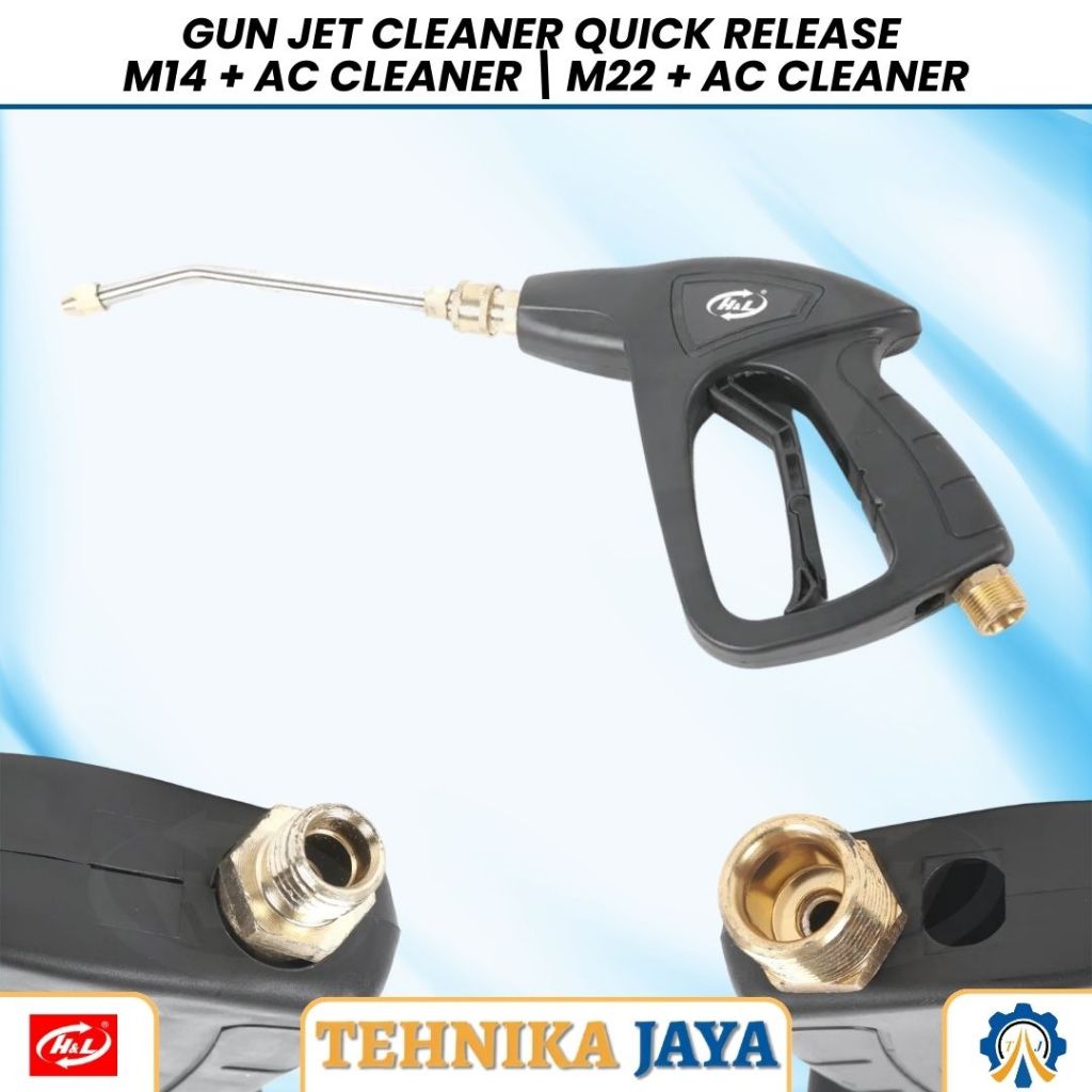 HL Gun Jet Cleaner QRJ AC Cleaner 150 Bar Gun Sprayer High Pressure Gun Washer M14 M22