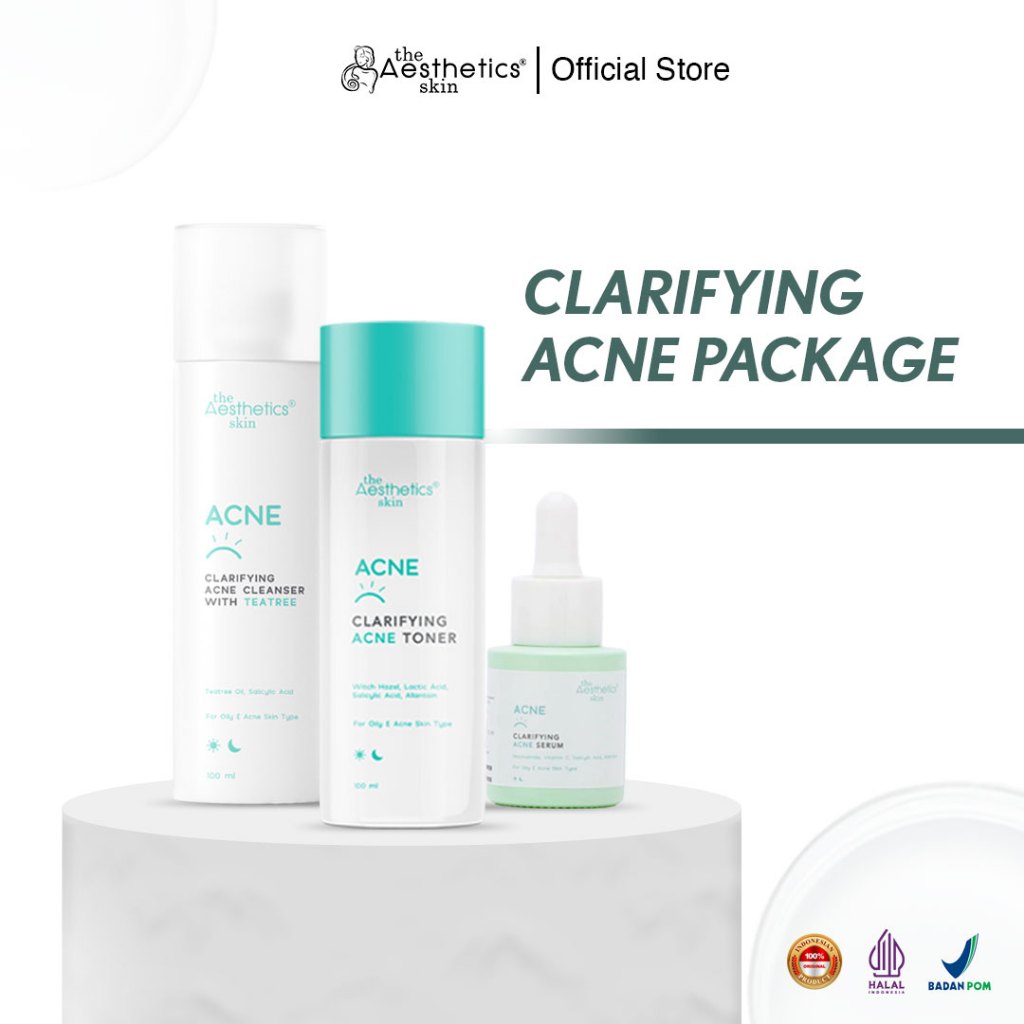 [Free Pouch] The Aesthetics Skin Clarifying Acne Package