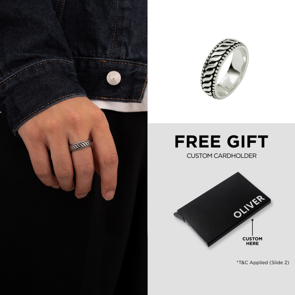 Kuze Original 316L Stainless Steel Collection - Kane Ring / Cincin Kane