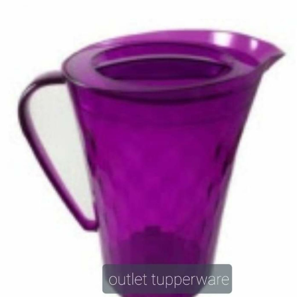 teko kristal tupperware ungu