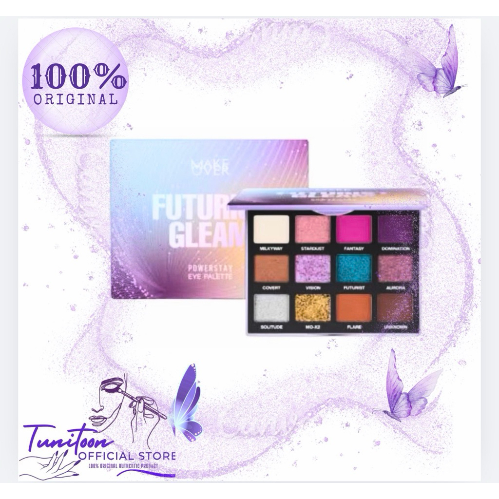 ORIGINAL MAKEOVERR ORIGINAL Make Over Powerstay Eye Palette (FUTURIST GLEAM) EYESHADOW Eyeshadow