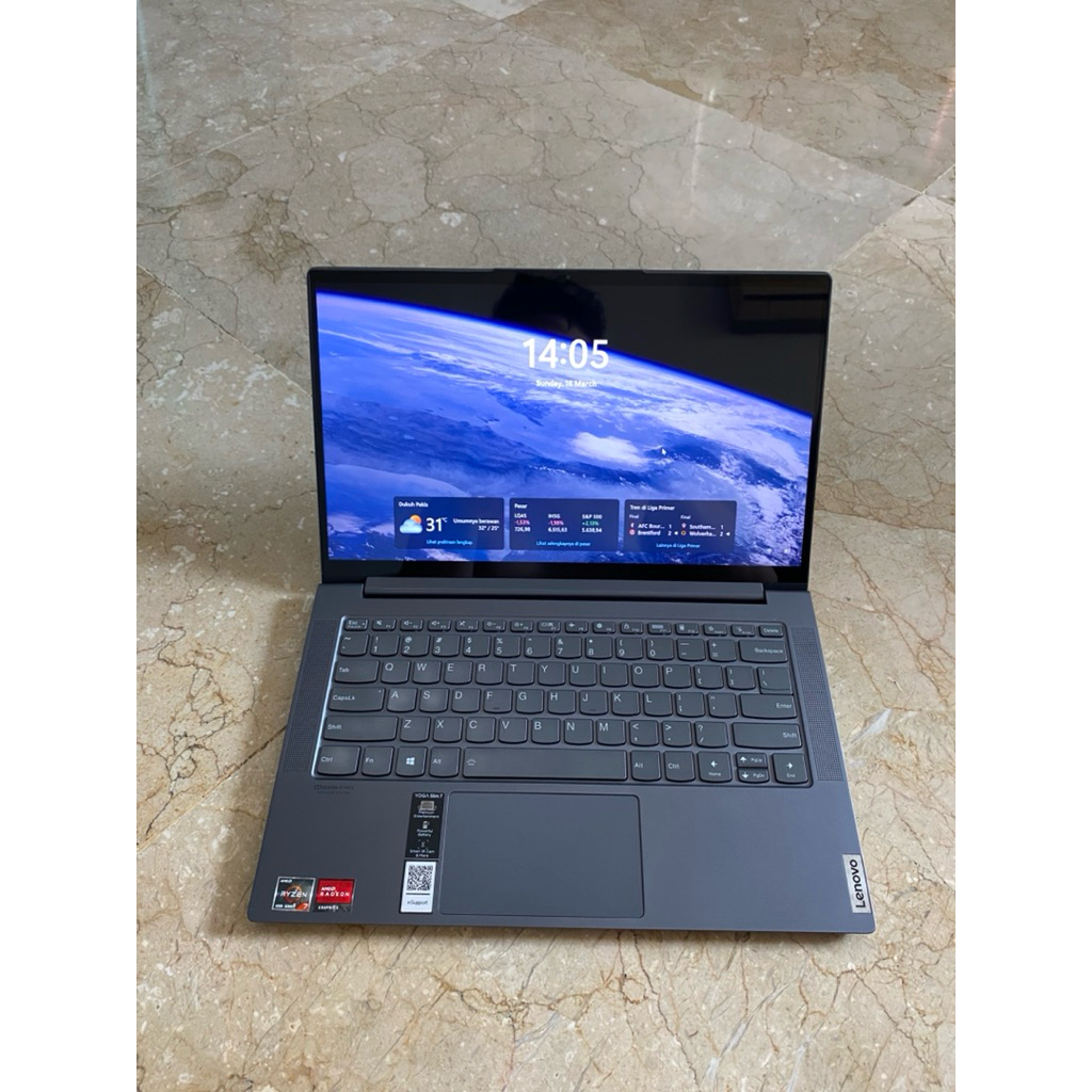 Lenovo Yoga Slim 7 - Ryzen 7 4800U/RAM 16GB/ SSD 1TB/ WIN 10 - Slate Grey