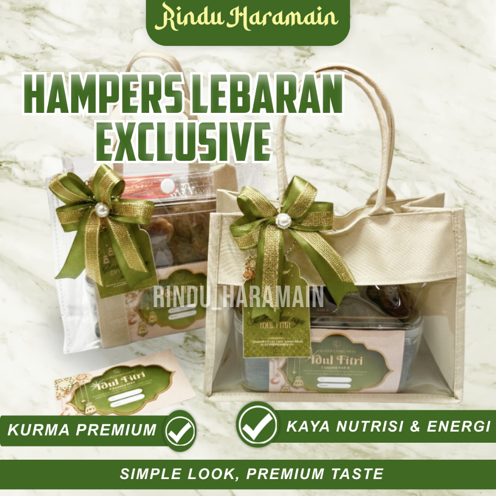 Rindu Haramain - Hampers kurma Lebaran / Parcel Idul Fitri Kurma Ekslusif | Eid Hampers