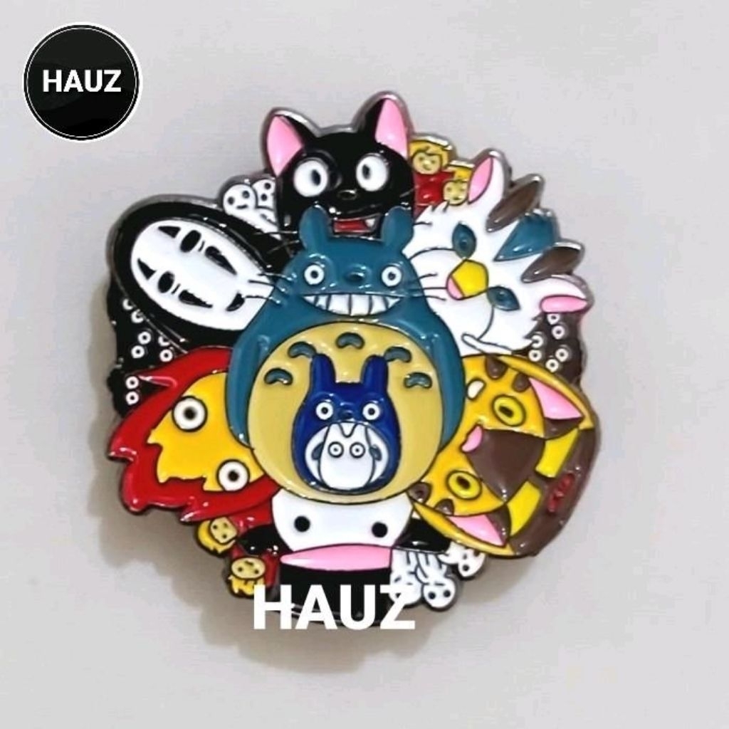 Pin Enamel Ghibli Totoro Anime Jepang