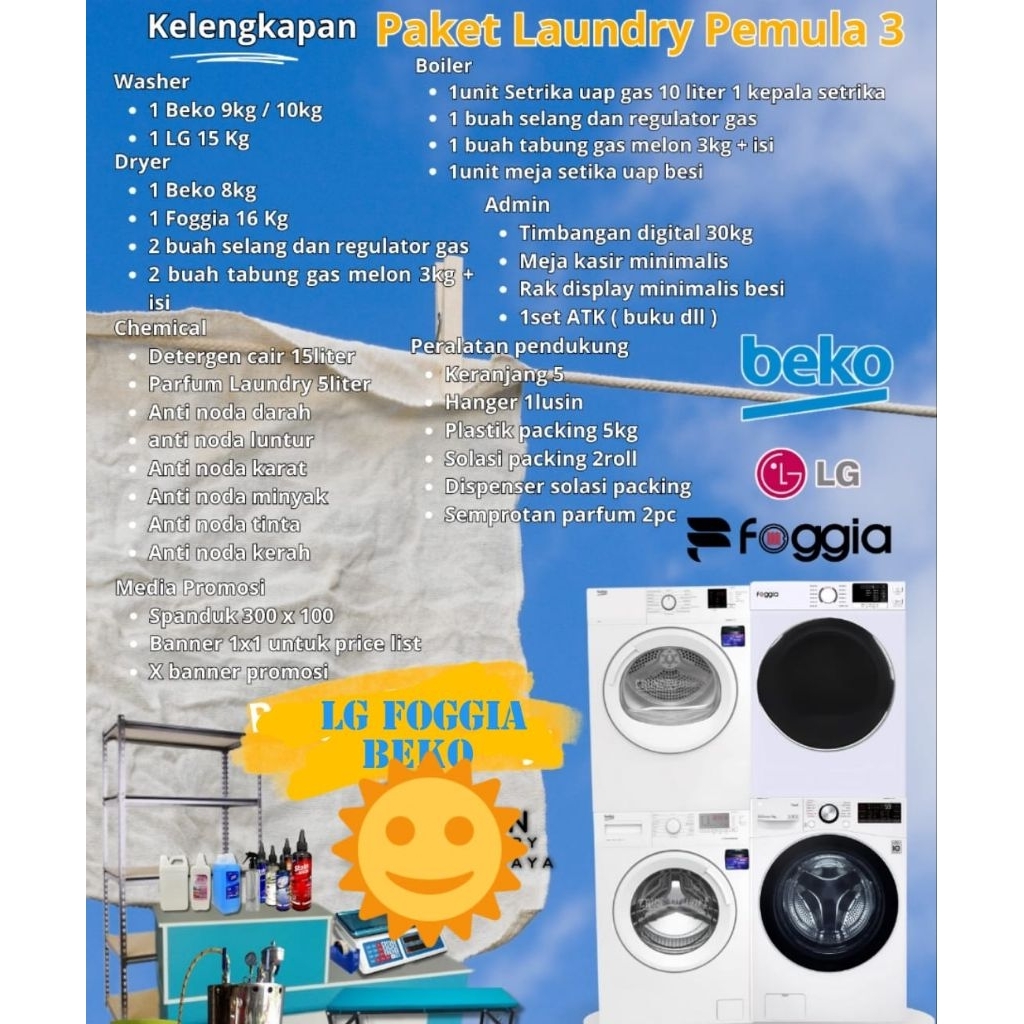 Paket usaha Laundry Pemula 2