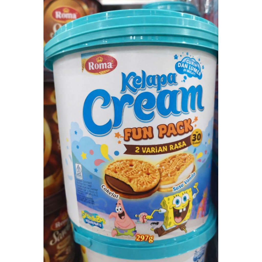 Biskuit Roma kelapa Cream Festive Jar