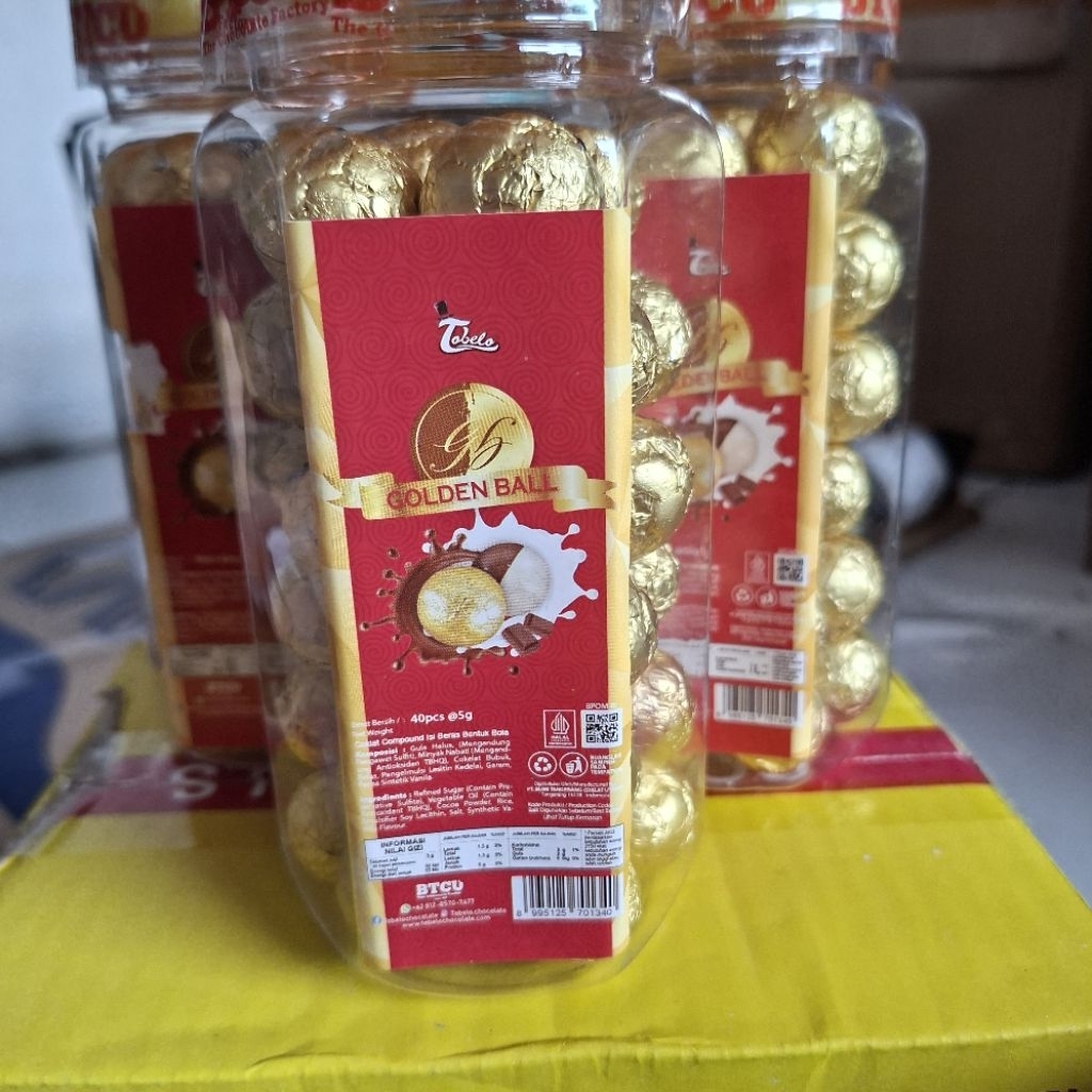 Coklat Tobelo golden balls