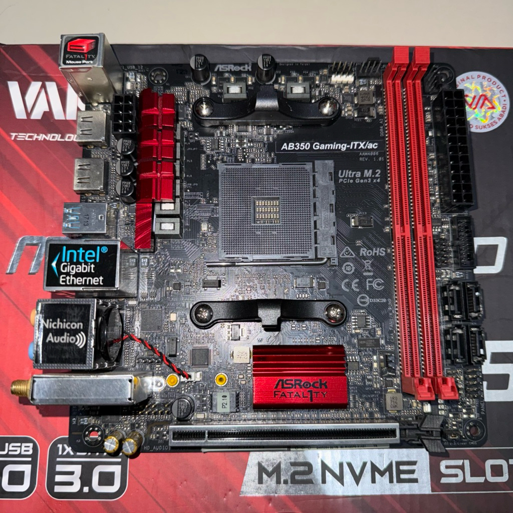 Asrock AB350 Gaming-ITX/ac B350 mini itx motherboard asrock AB 350 Gaming ITX ac motherboard asrock 