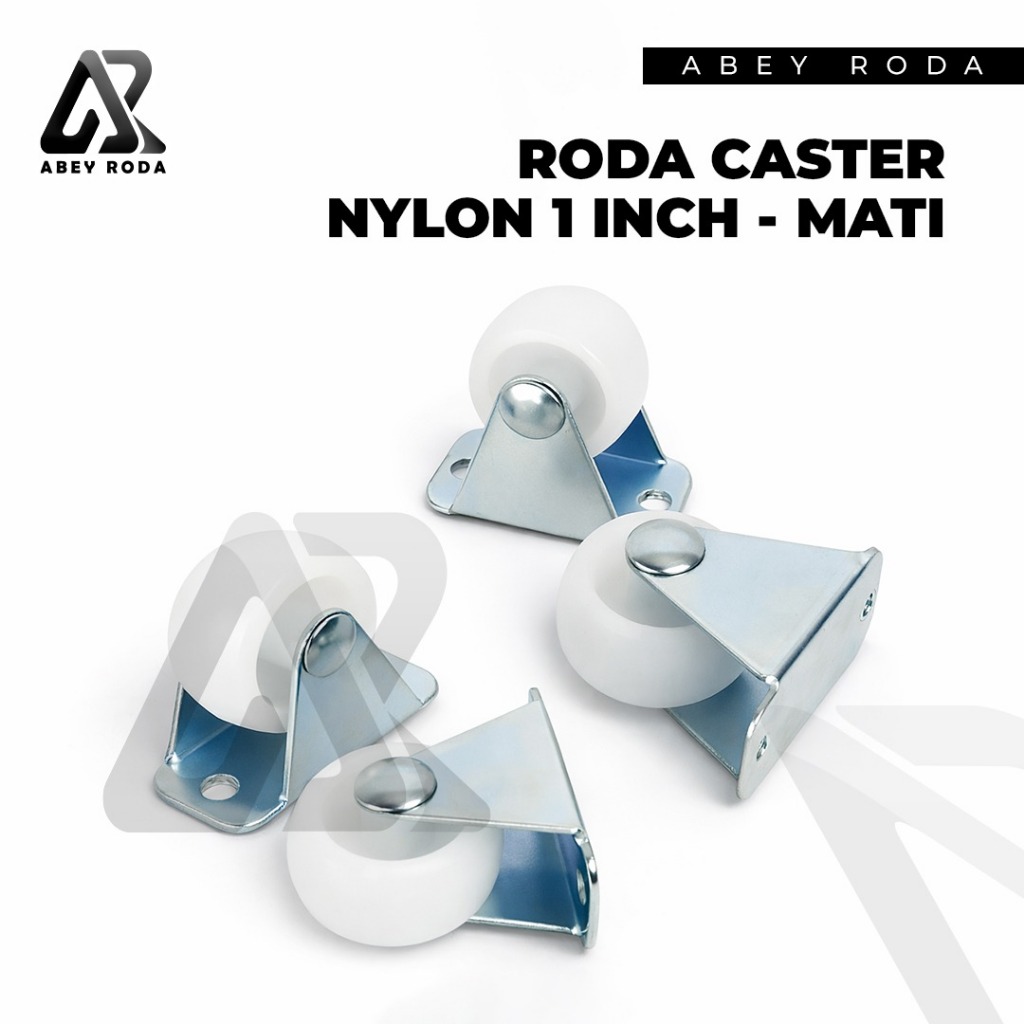 Roda nylon 1 inch mati