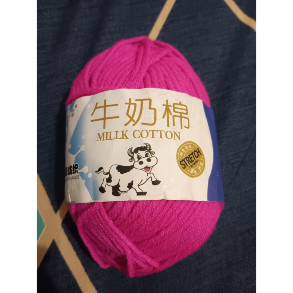 Benang Rajut Milk Cotton