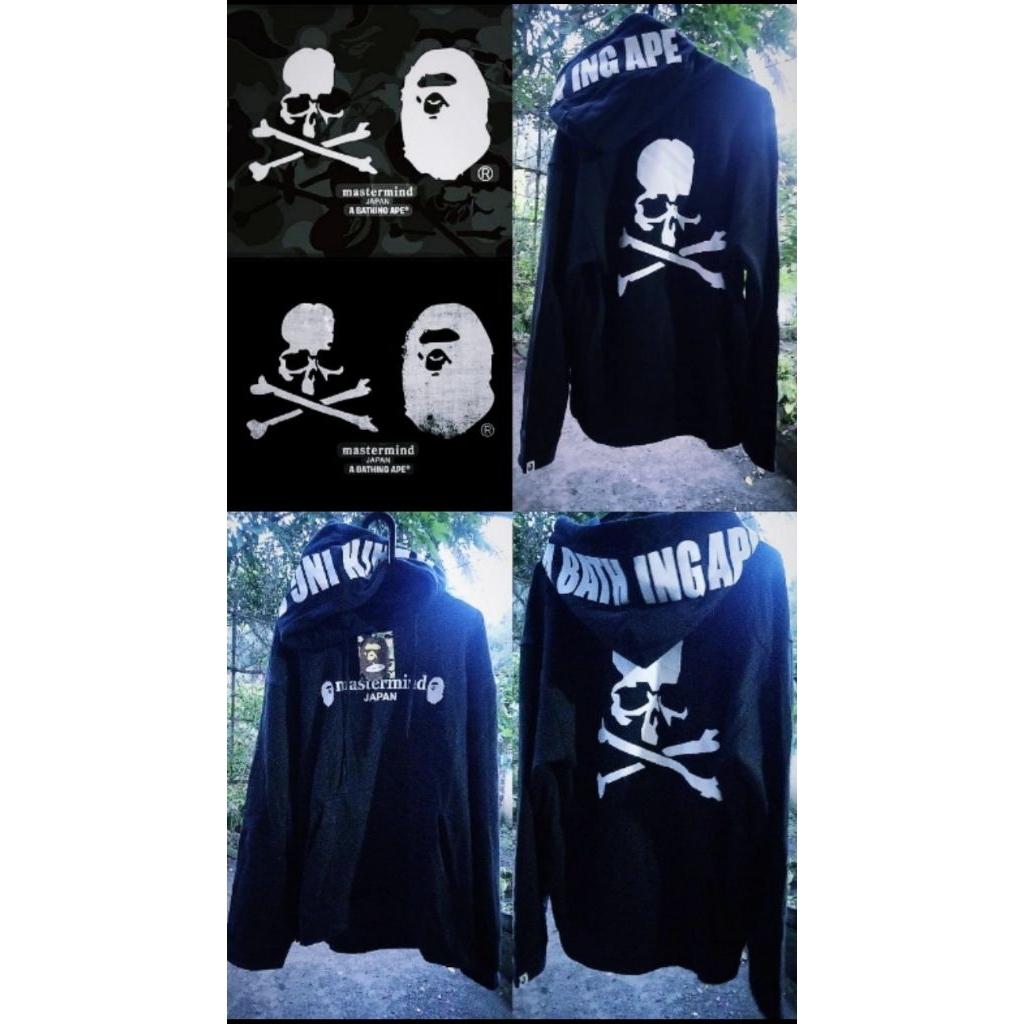 Mastermind Japan x Bape Black Hooded