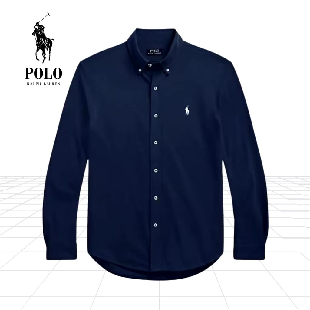 Kemeja Lengan Panjang Pria | Kemeja Polo's Raph Lauren | Kemeja Katun Ori | Casual Slimfit