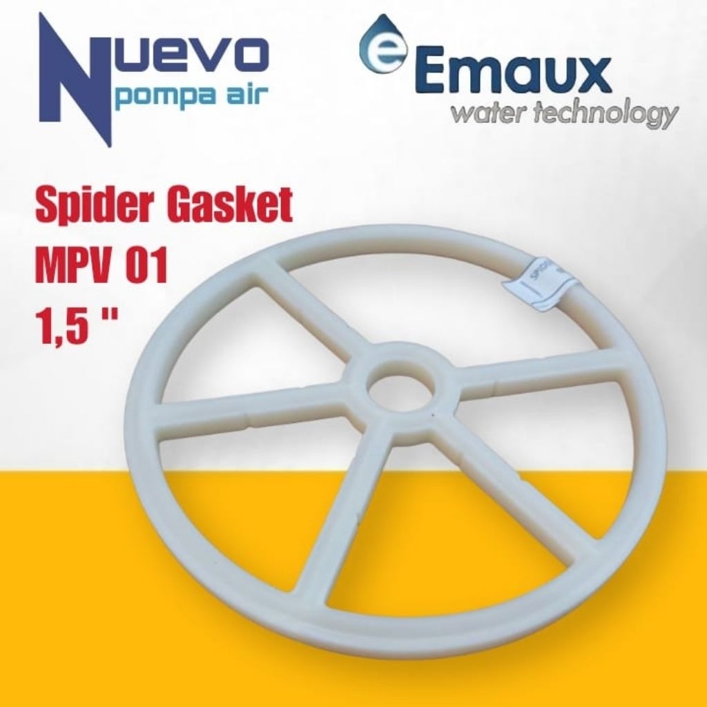 Spare part Karet Seal Spider Gasket Laba Laba Kepala Filter EMAUX 1,5 inch 2 inch Top Mounted Multip