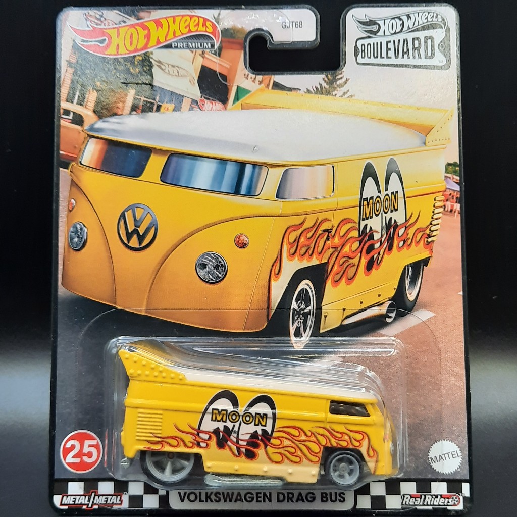 Hot Wheels Boulevard Mooneyes Volkswagen Drag Bus Kuning