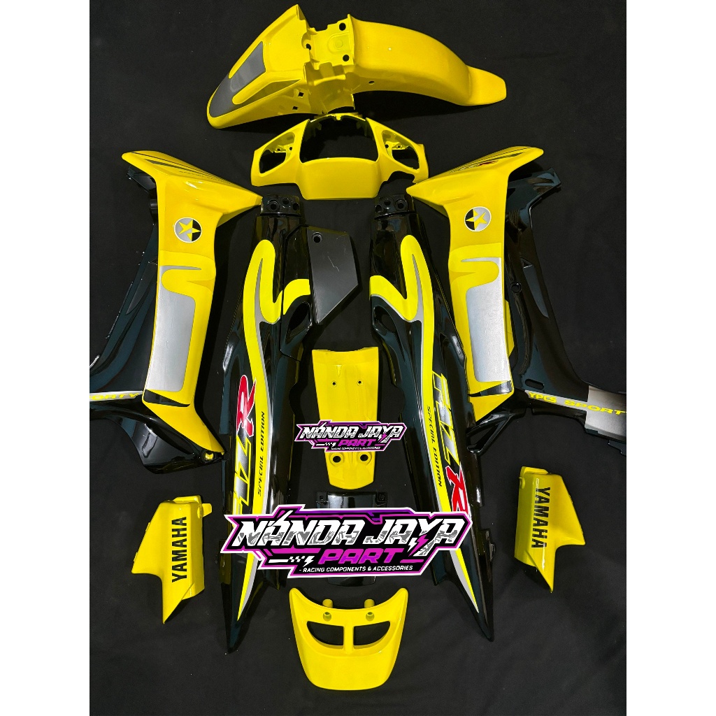 bodi fullset fizr kuning premium - bodi set fizr kuning premium high quality - cover bodi caltex