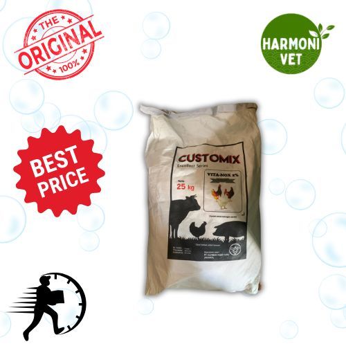 Vitanox-Premix 25kg Meningkatkan Berat Badan Mencegah Diare Ternak