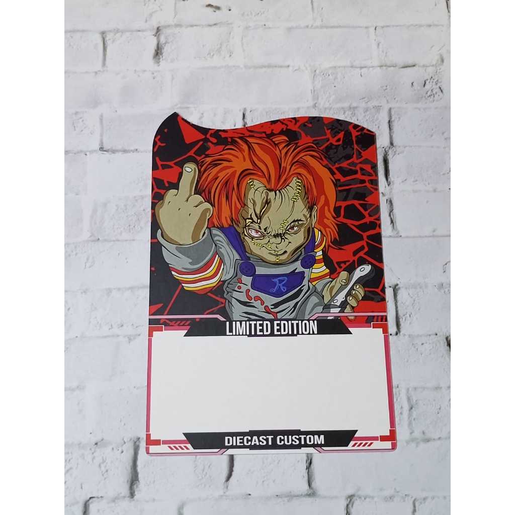[Custom Card] Blister custom untuk diecast custom Universal tema Chucky Supreme