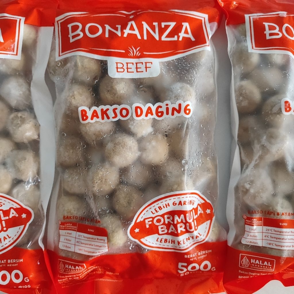 Bonanza Beef Bakso Daging 500g Isi 50 Premium Quality
