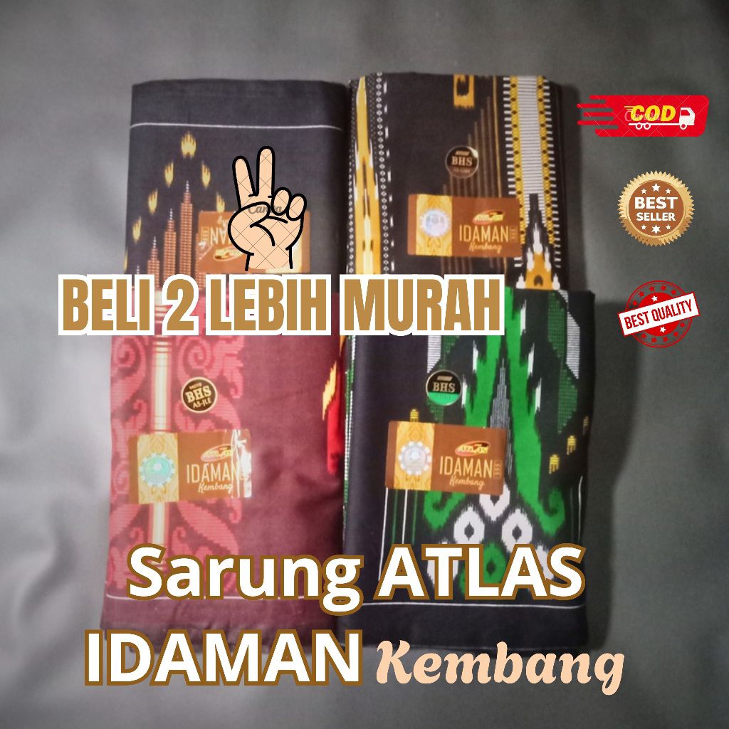 ATLAS IDAMAN sarung pria dewasa atlas premium ori sarung batik atlas adem tidak terawang