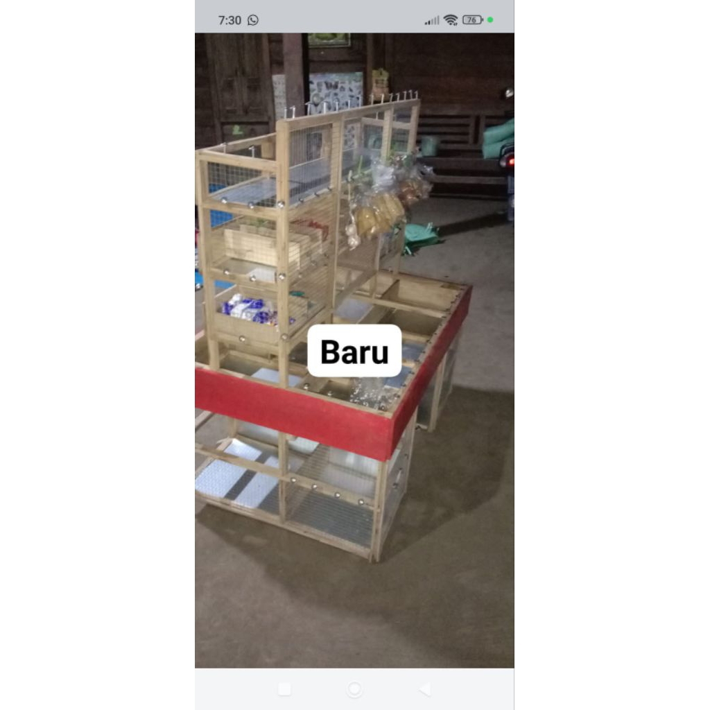 gerobak sayur keliling rombong sayur keliling kayu jati