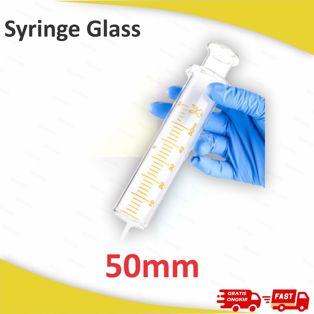 Suntik Tinta Kaca /syringe glass 50ML