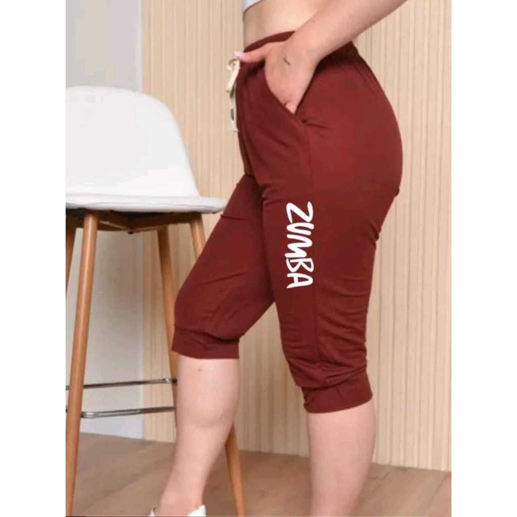 NEW DEALS Celana Joger Wanita 3/4 Training Olahraga Pria Pendek 7/8 Wanita Distro Premium