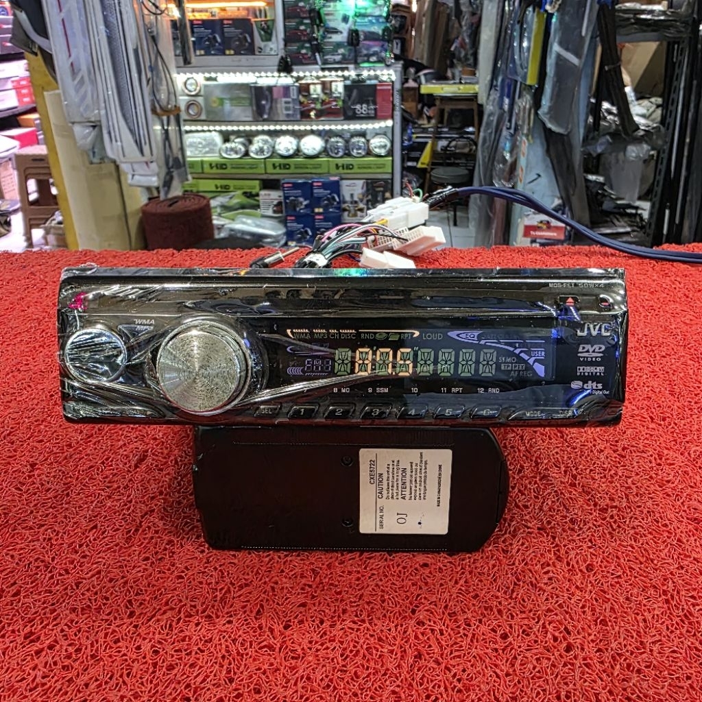 Head Unit Single Din JVC KD-DVH426 CD Radio FM AM