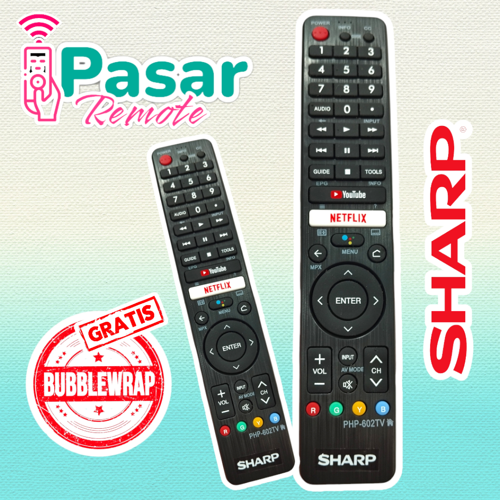 REMOTE TV SHARP LED GB32WJSA SMART ANDROID