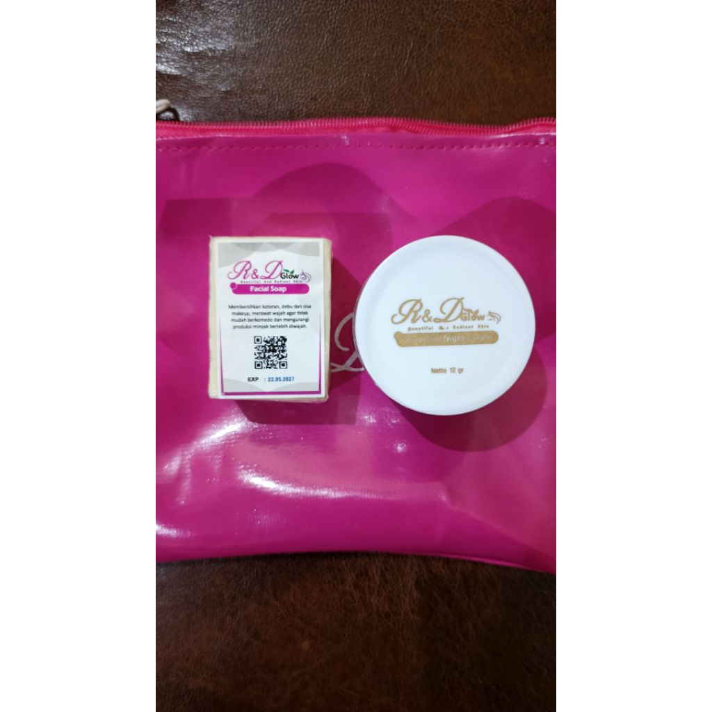 Sabun dan cream malam R&D glow premium