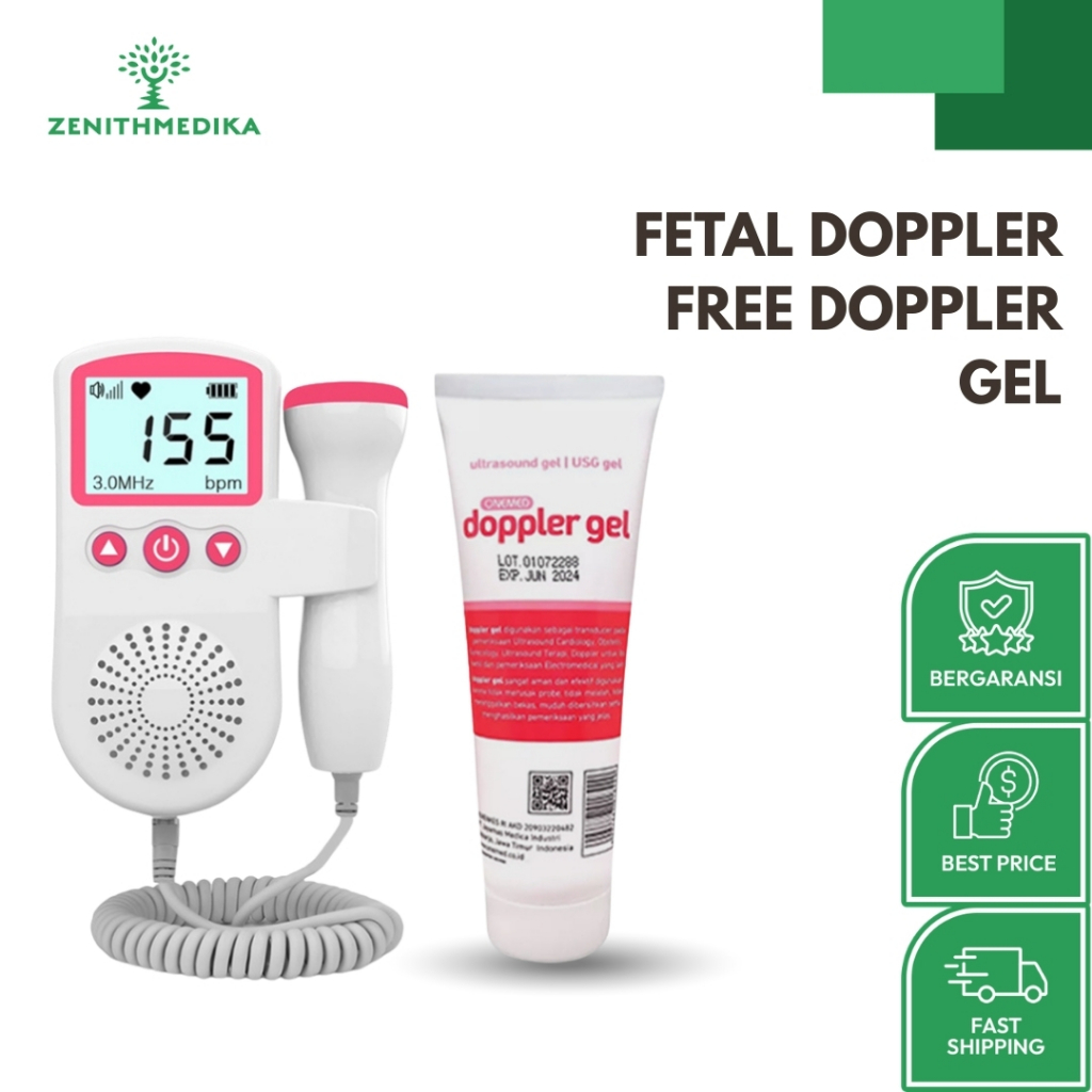 FETAL DOPPLER JANIN / Fetal Doppler Janin / Doppler Untuk Cek Detak Jantung Janin / Alat Cek Detak J