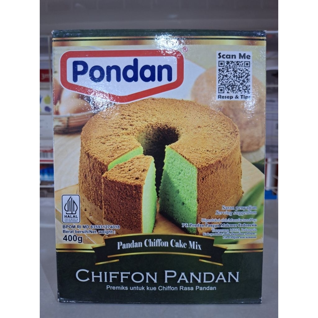 Pondan Brownies Kukus & Pondan Chiffon Cake Mix