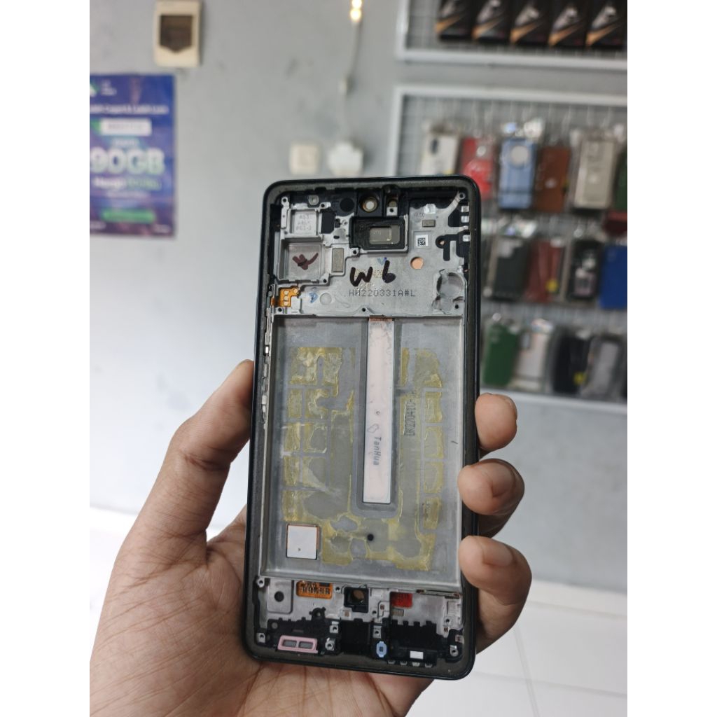 LCD + FRAME COPOTAN SAMSUNG A53 5G MULUS NORMAL NO MINUS